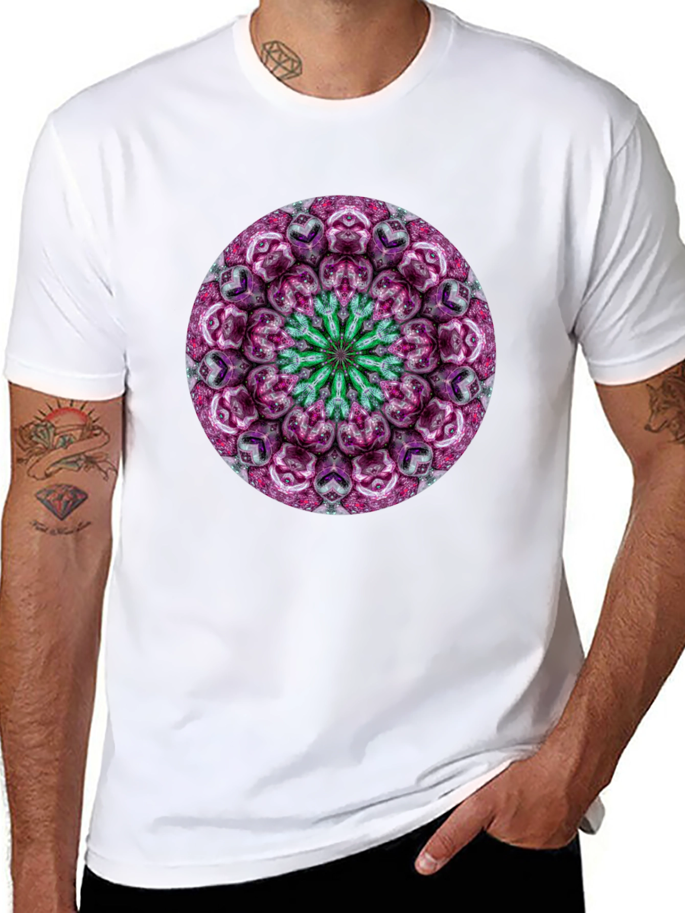 Mandala Graphic Print T-Shirt