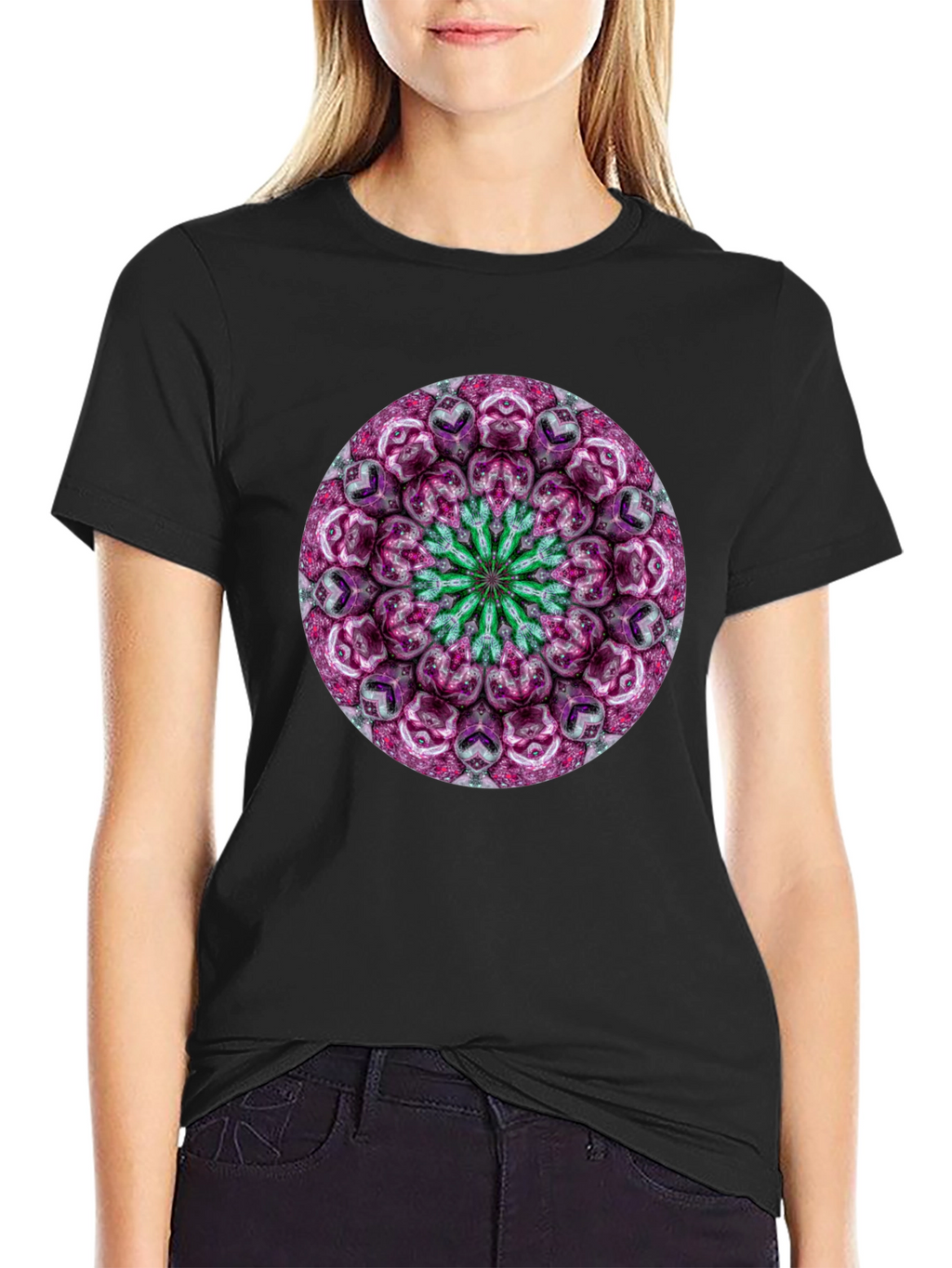 Mandala Graphic Print T-Shirt