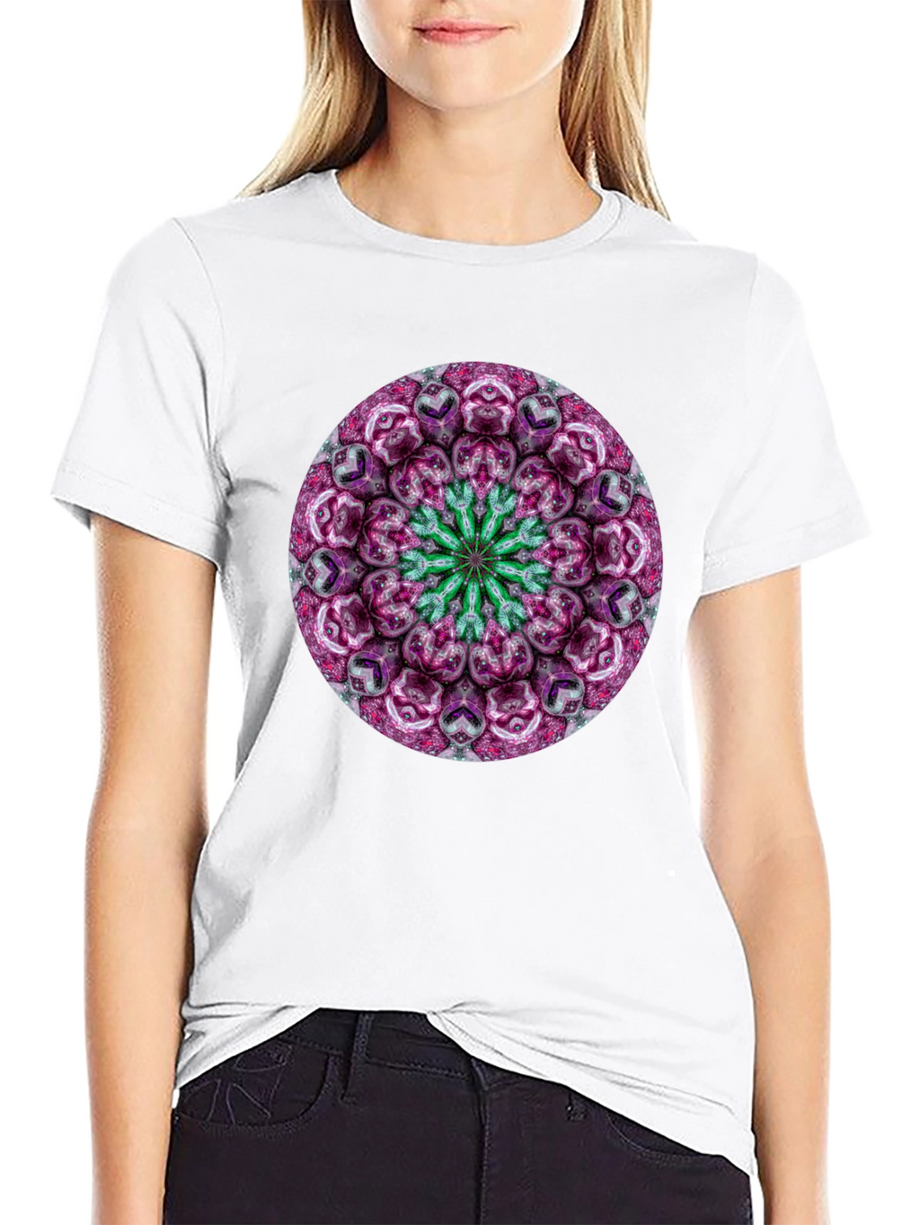 Mandala Graphic Print T-Shirt