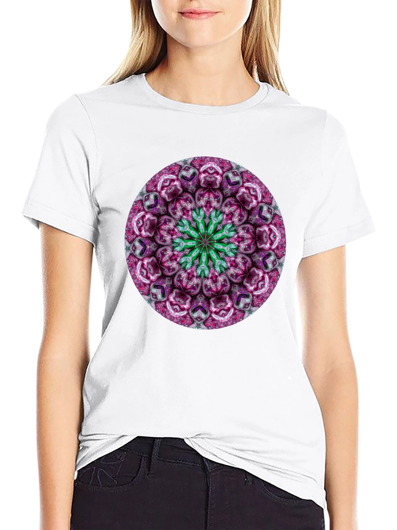 Mandala Graphic Print T-Shirt