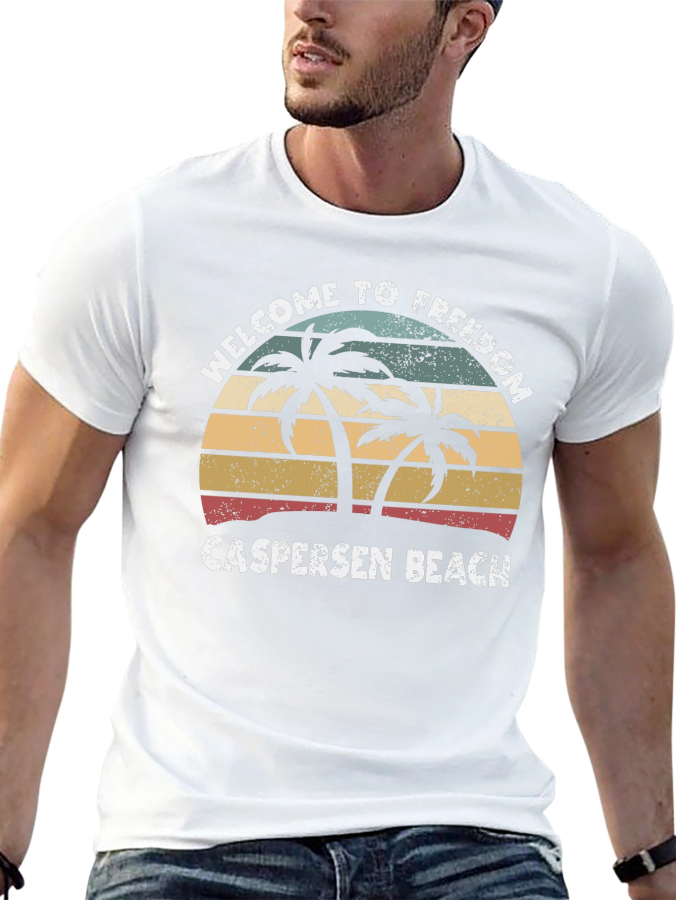 Welcome to Freedom Caspersen Beach T-Shirt