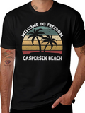 Welcome to Freedom Caspersen Beach T-Shirt