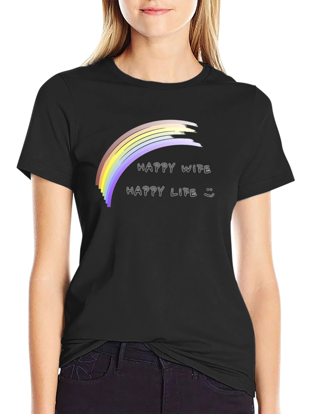 Happy Wife Happy Life T-Shirt