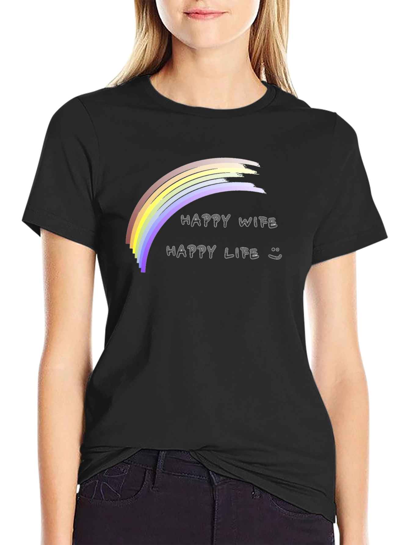 Happy Wife Happy Life T-Shirt