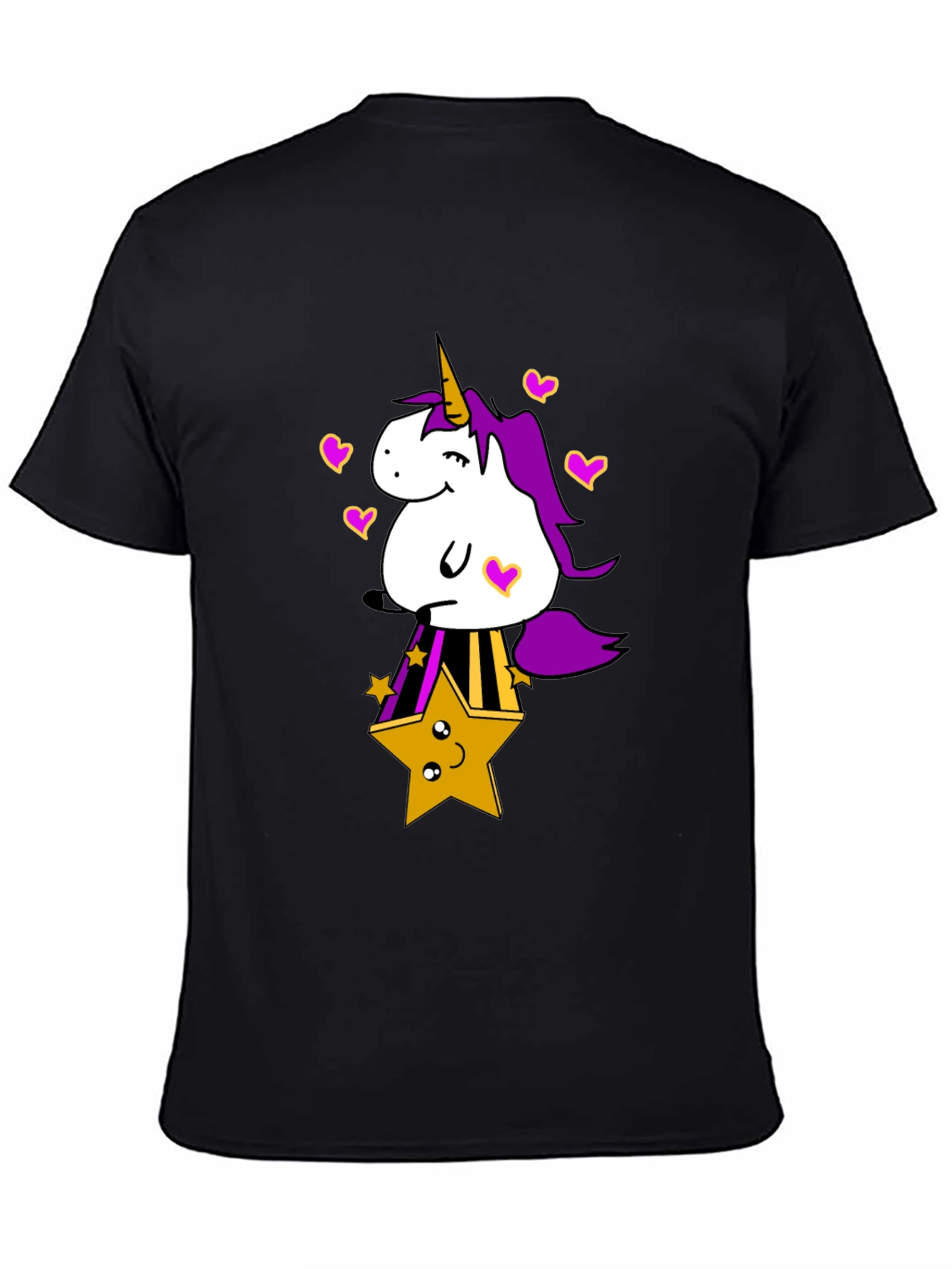 Unicorn Star T-Shirt - Whimsical Cute Graphic Tee