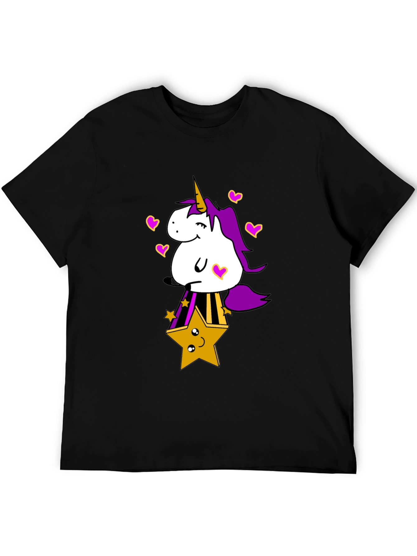 Unicorn Star T-Shirt - Whimsical Cute Graphic Tee