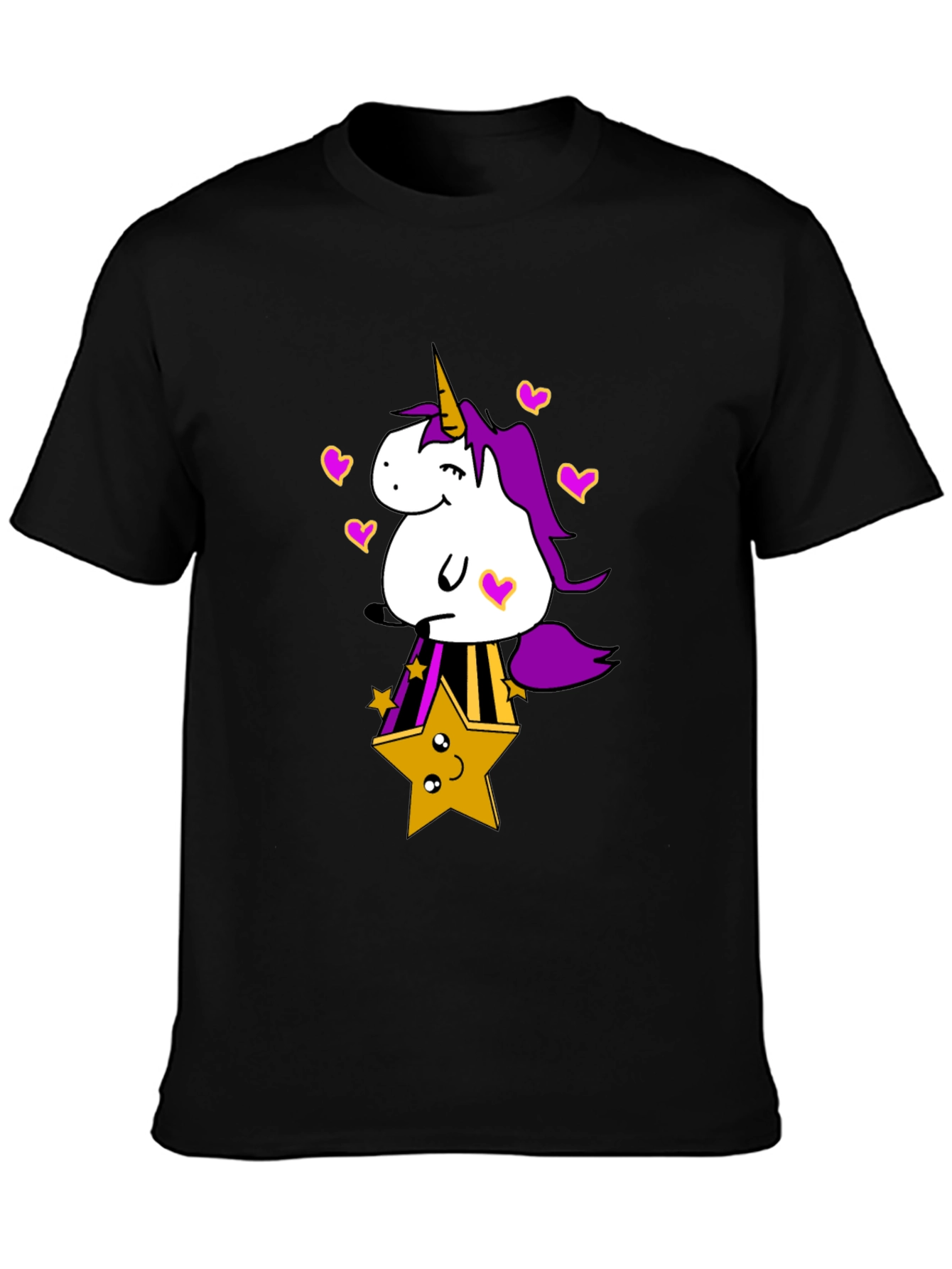 Unicorn Star T-Shirt - Whimsical Cute Graphic Tee