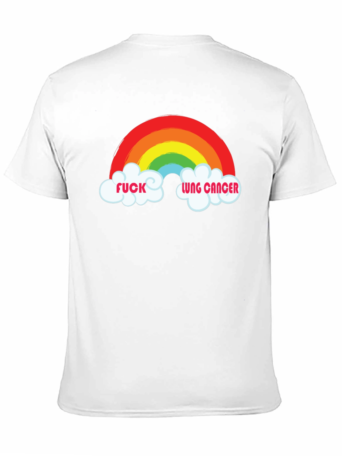 Rainbow F*ck Lung Cancer Graphic Tee