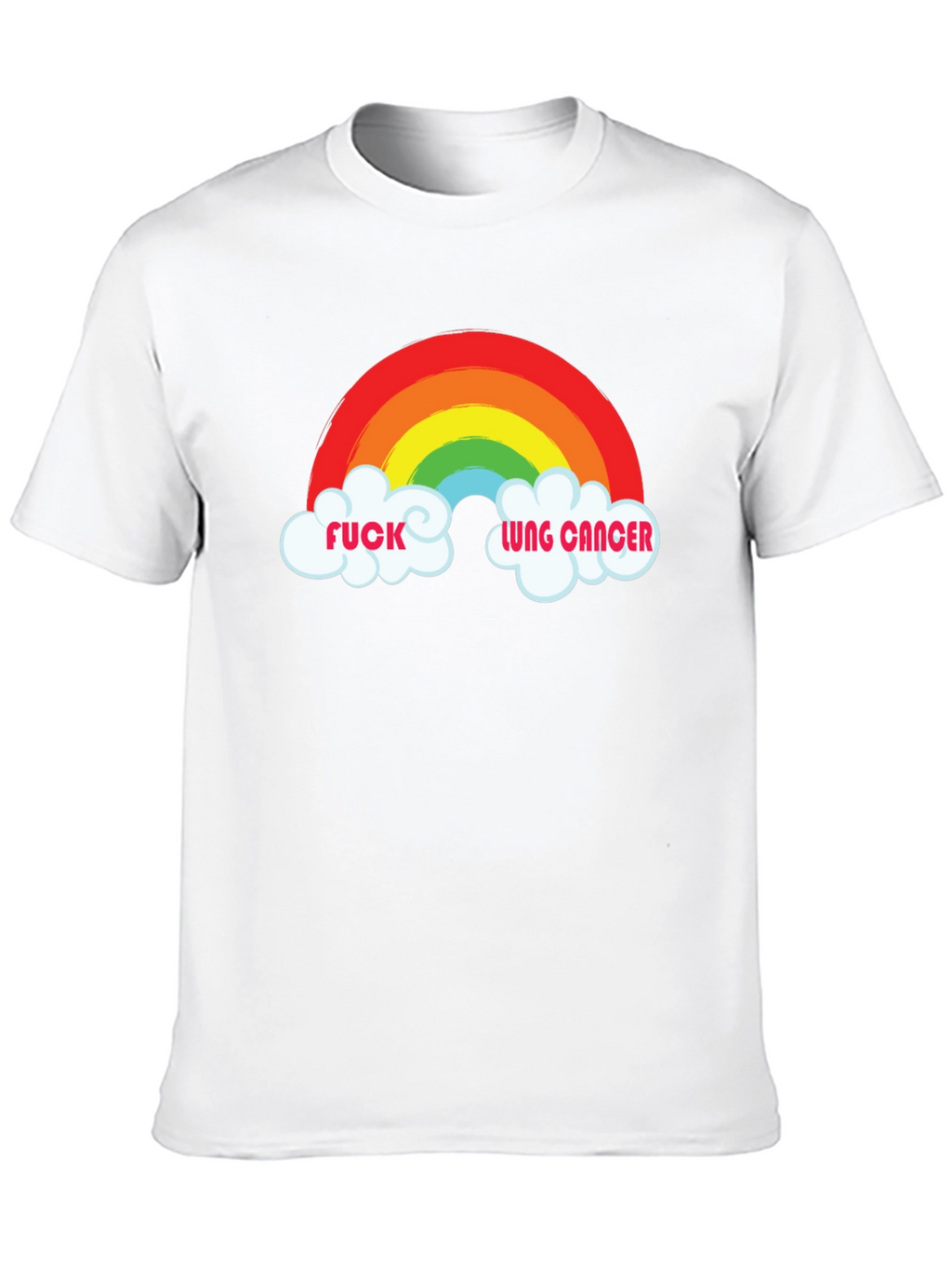 Rainbow F*ck Lung Cancer Graphic Tee