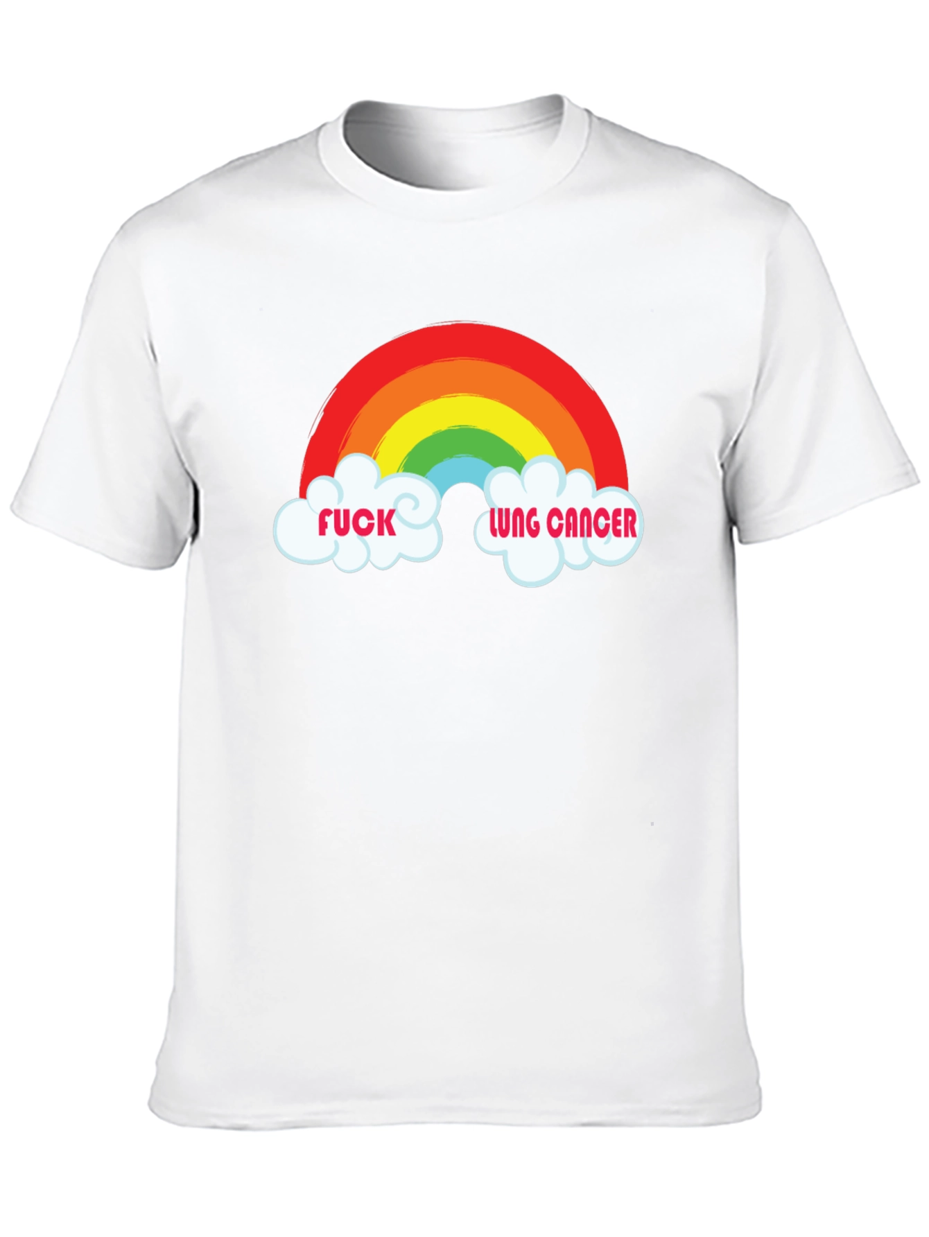 Rainbow F*ck Lung Cancer Graphic Tee