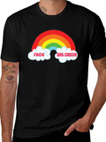 Rainbow F*ck Lung Cancer Graphic Tee