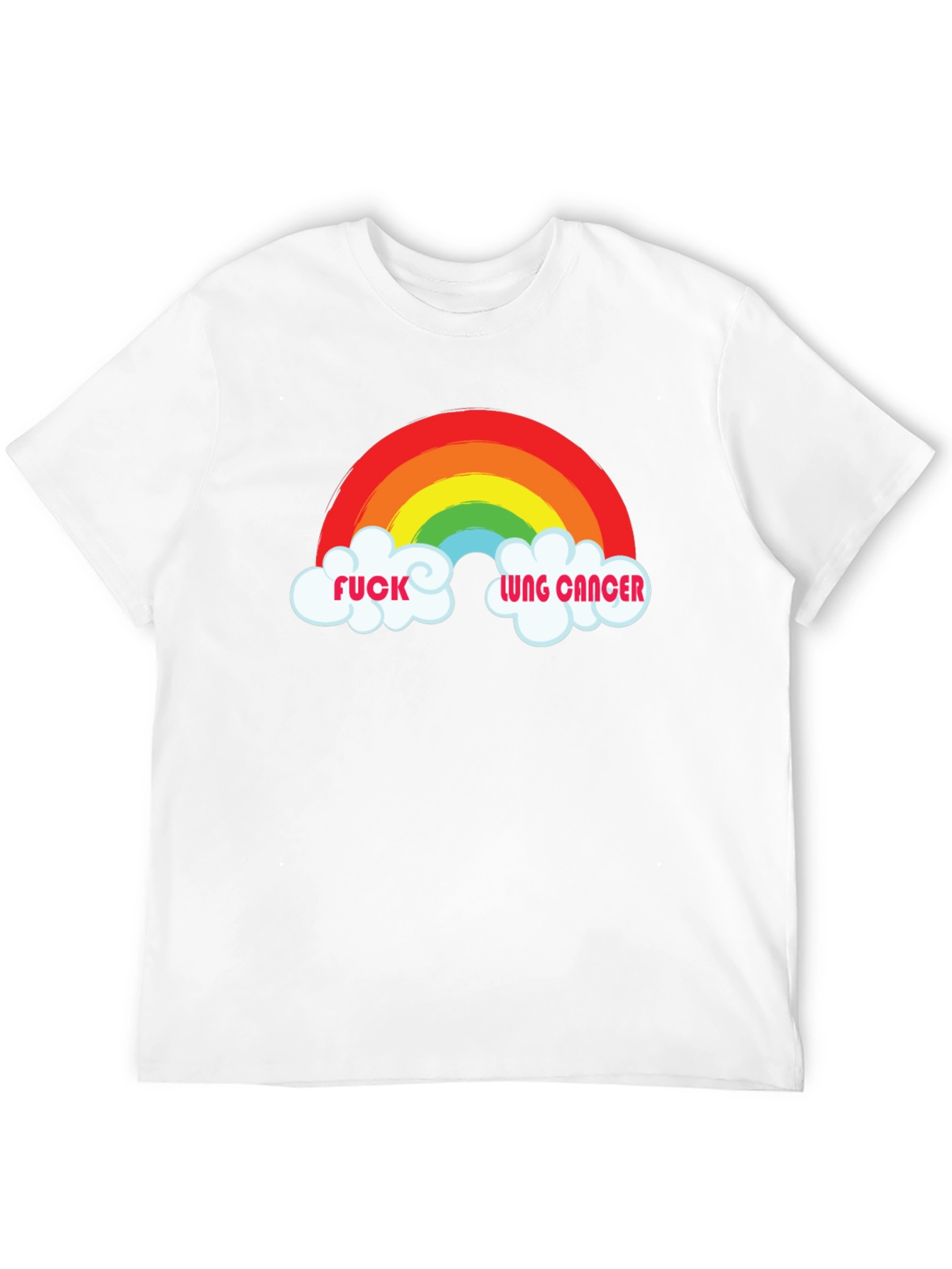 Rainbow F*ck Lung Cancer Graphic Tee