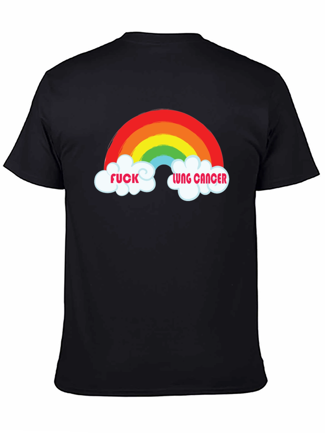 Rainbow F*ck Lung Cancer Graphic Tee