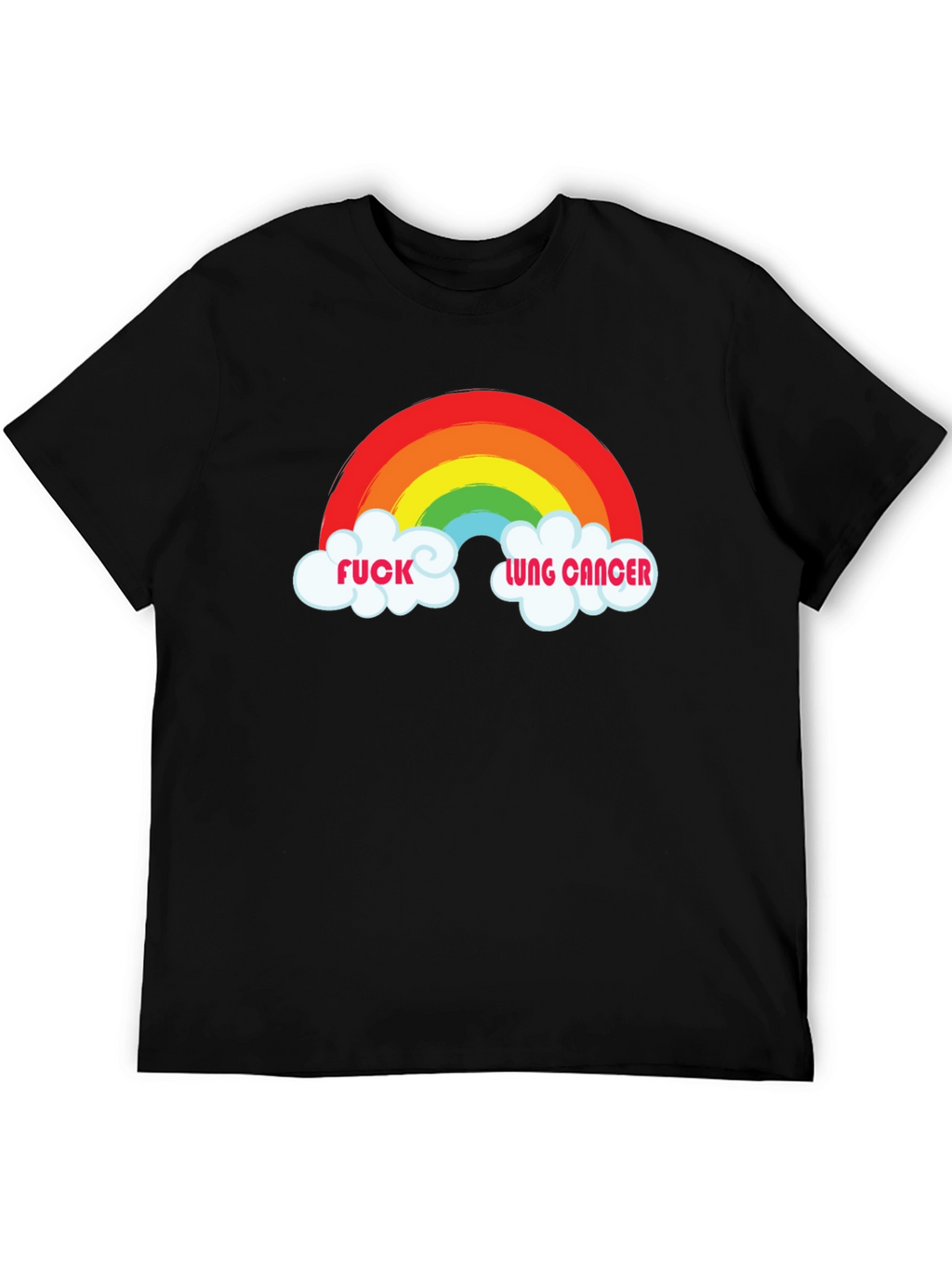 Rainbow F*ck Lung Cancer Graphic Tee