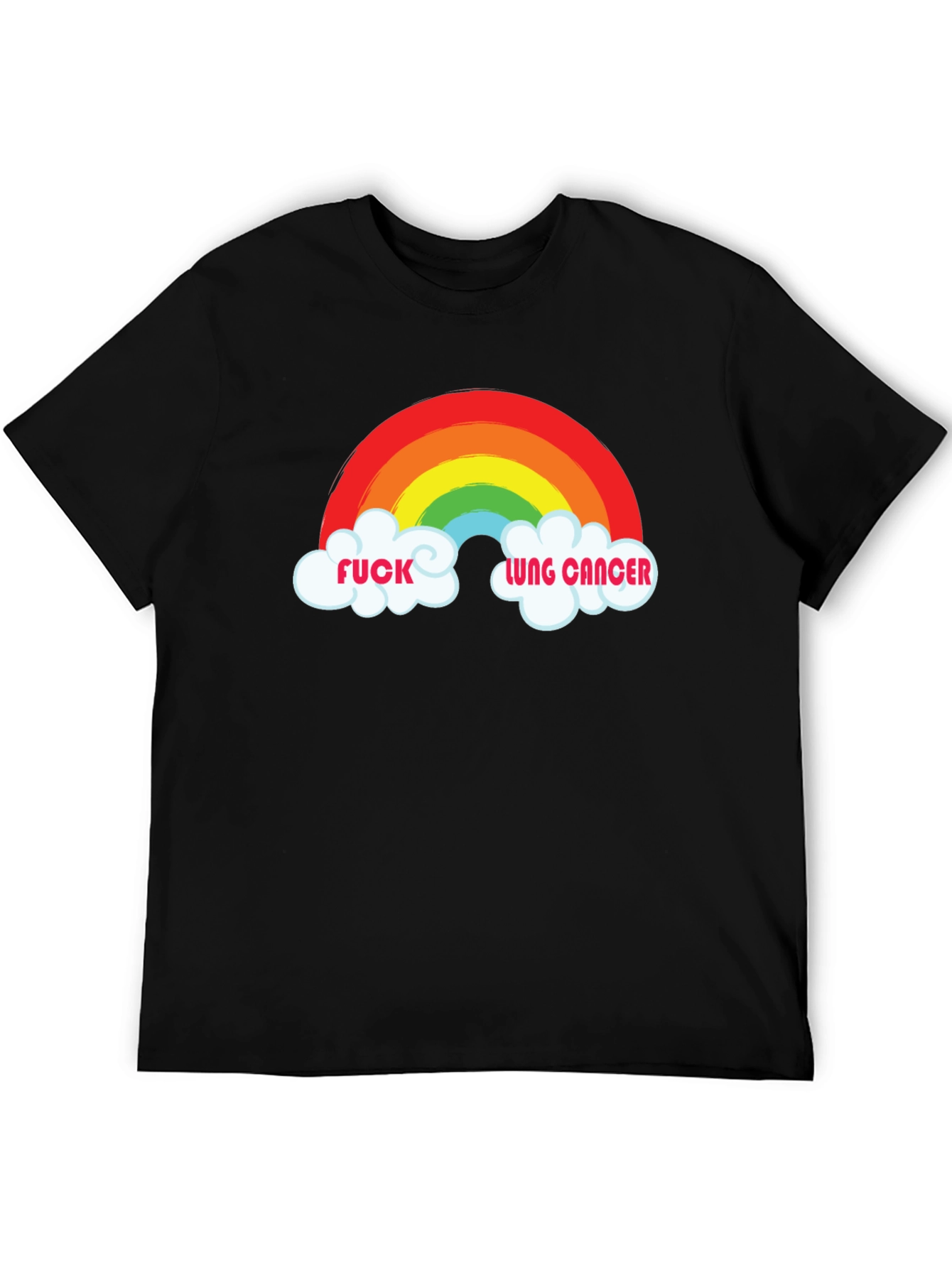 Rainbow F*ck Lung Cancer Graphic Tee