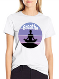 Breathe Meditation Graphic Tee - Relax & Unwind