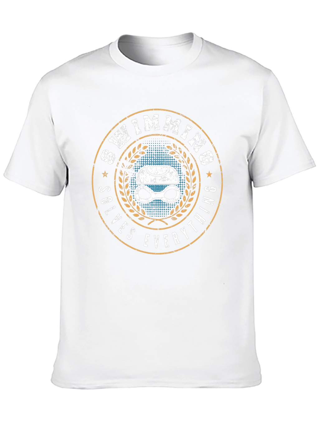 Swimming Solves Everything T-Shirt - Swimmer Gift