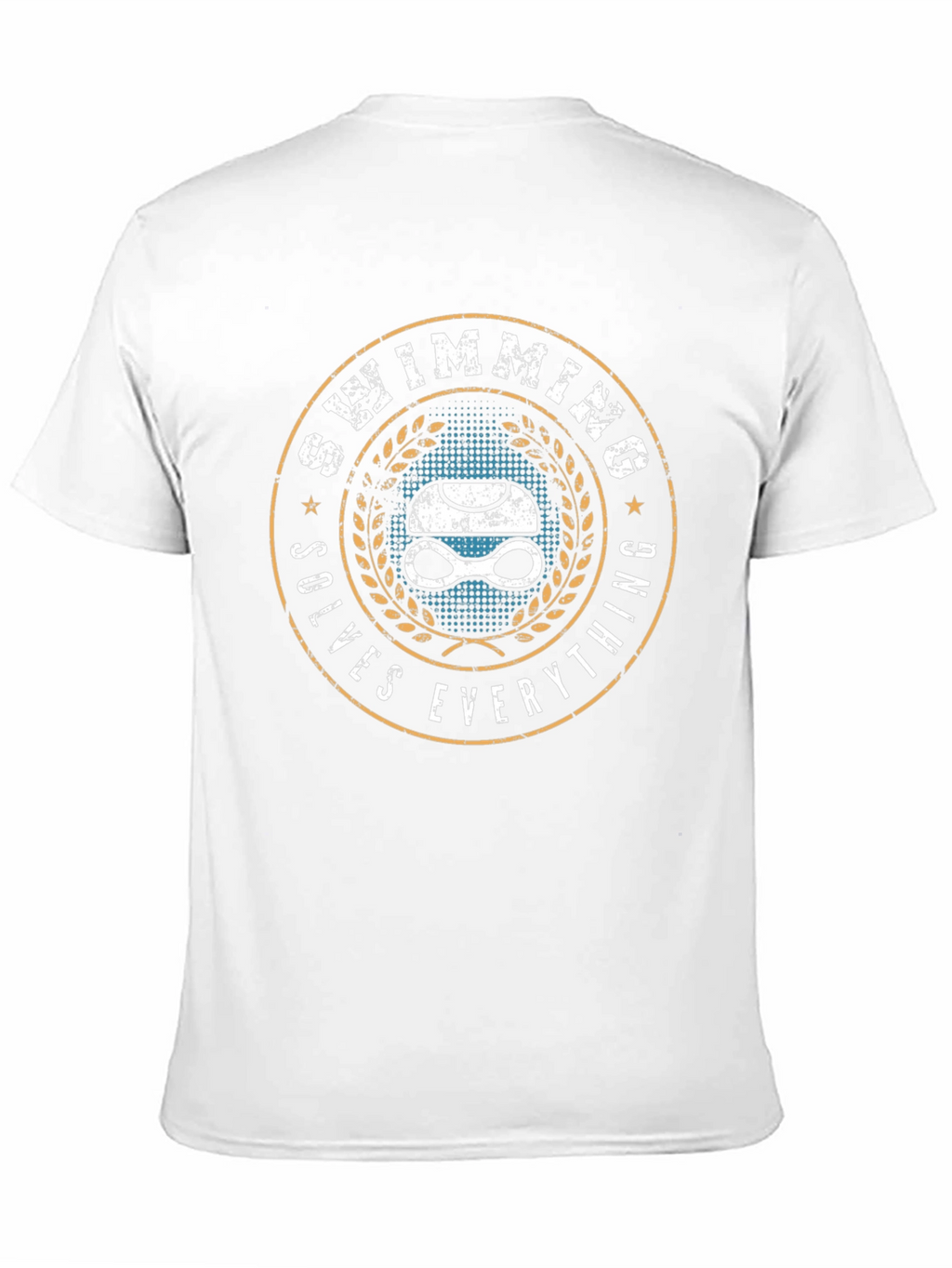 Swimming Solves Everything T-Shirt - Swimmer Gift