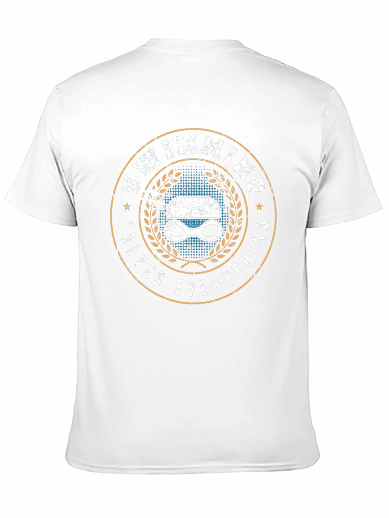 Swimming Solves Everything T-Shirt - Swimmer Gift