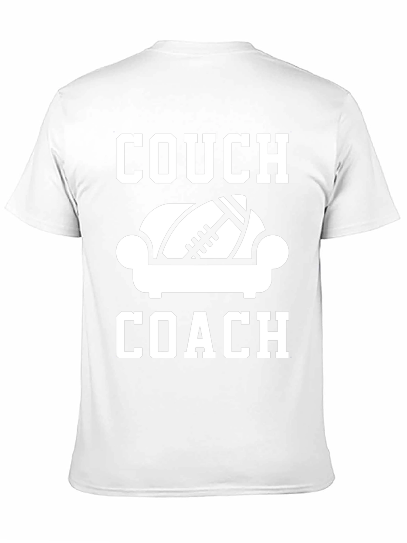 Couch Coach Graphic T-Shirt - Football Fan Tee