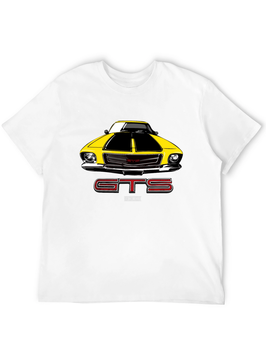 GTS Car Graphic Black T-Shirt