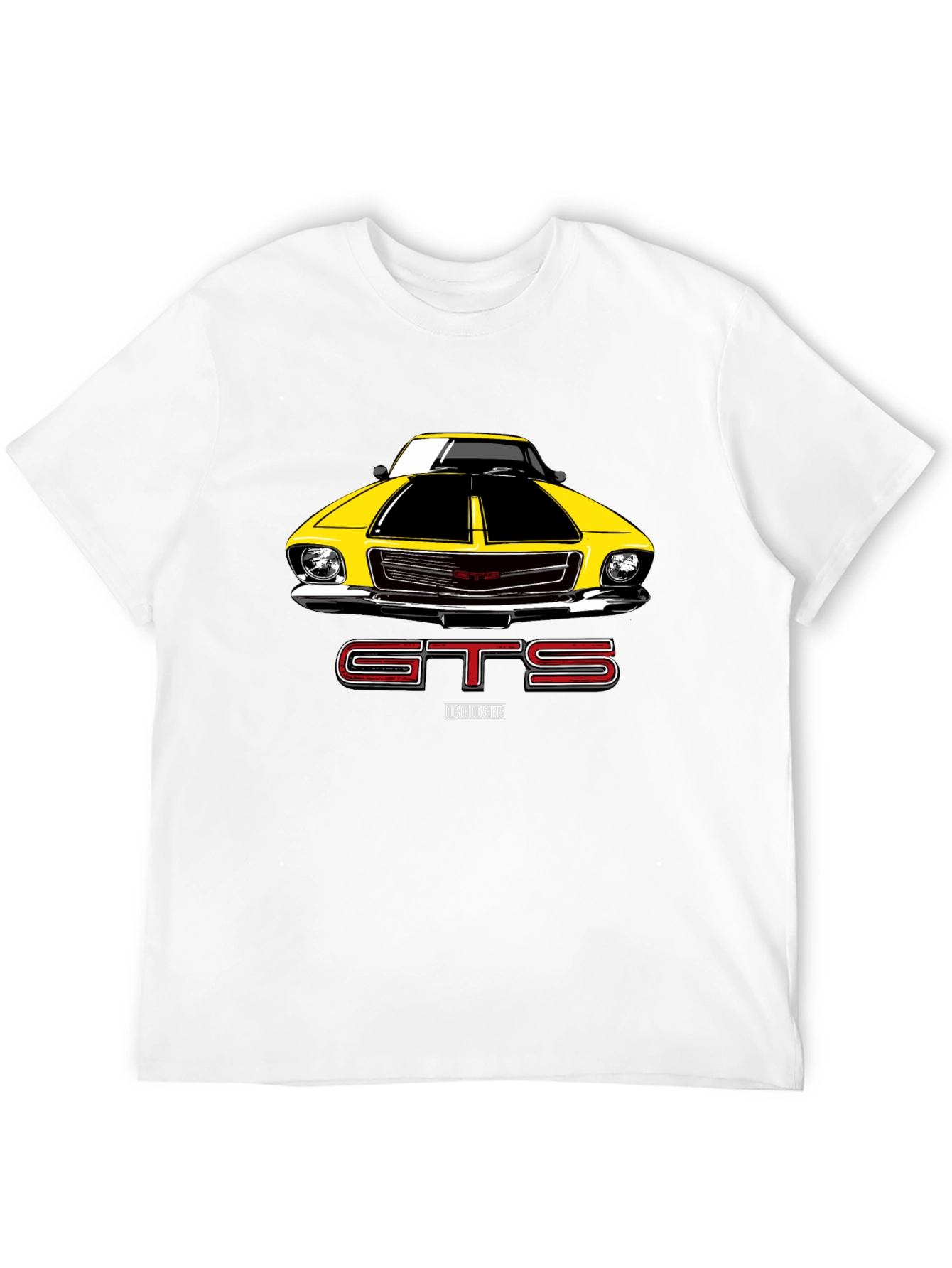 GTS Car Graphic Black T-Shirt