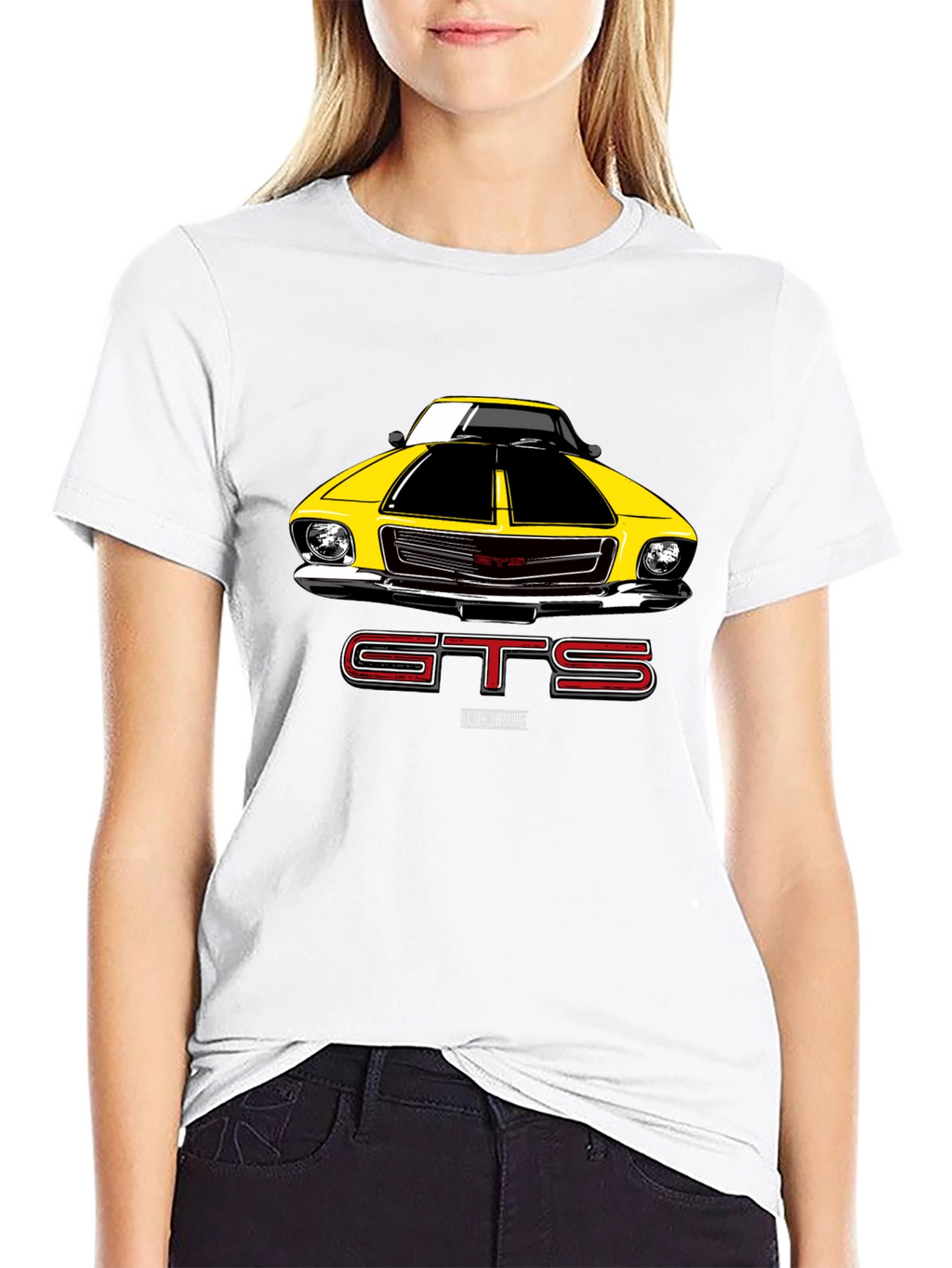 GTS Car Graphic Black T-Shirt