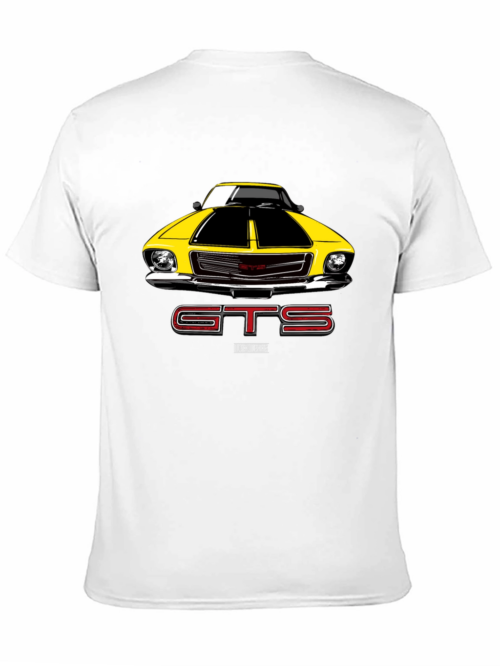 GTS Car Graphic Black T-Shirt