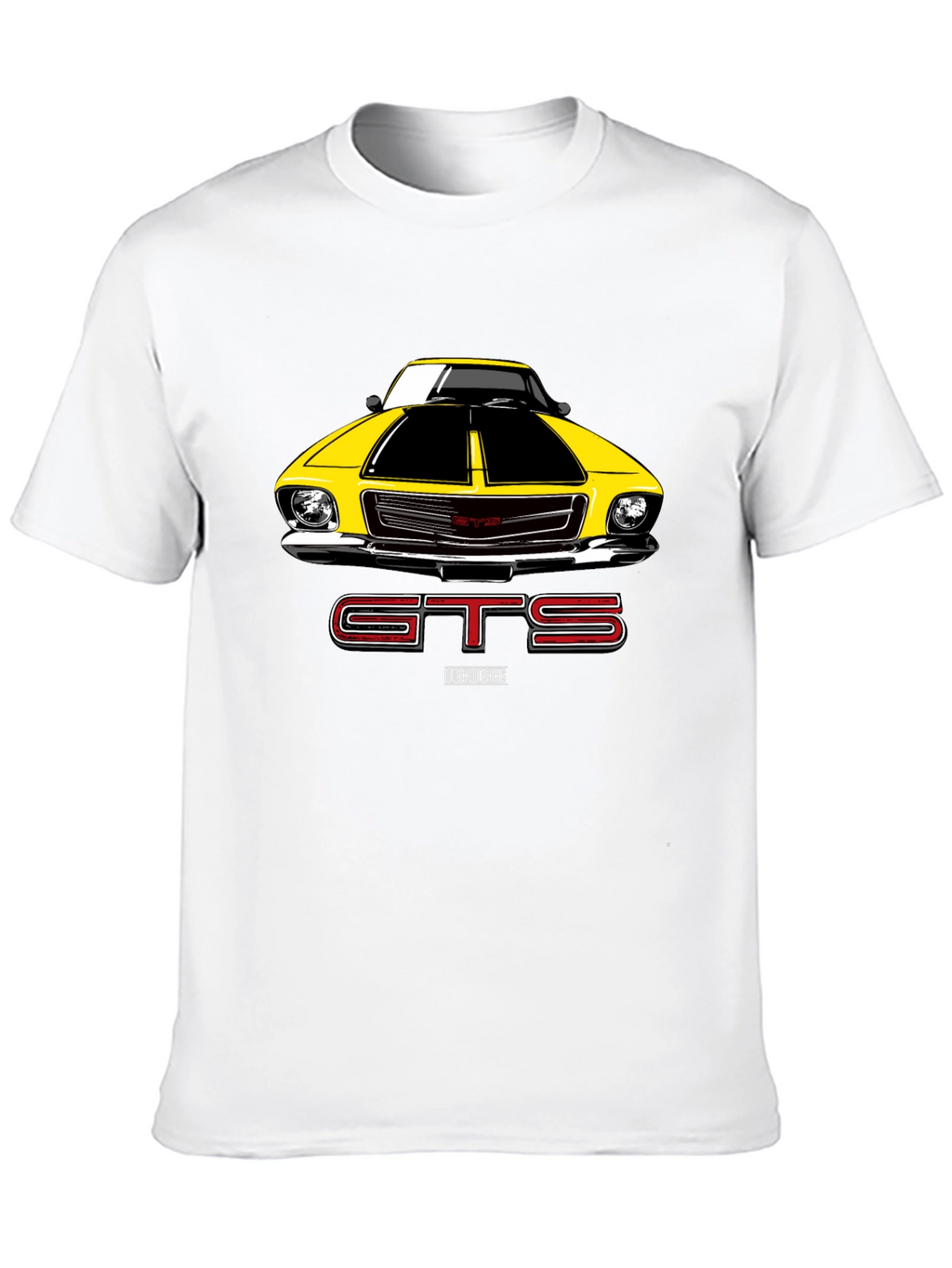 GTS Car Graphic Black T-Shirt