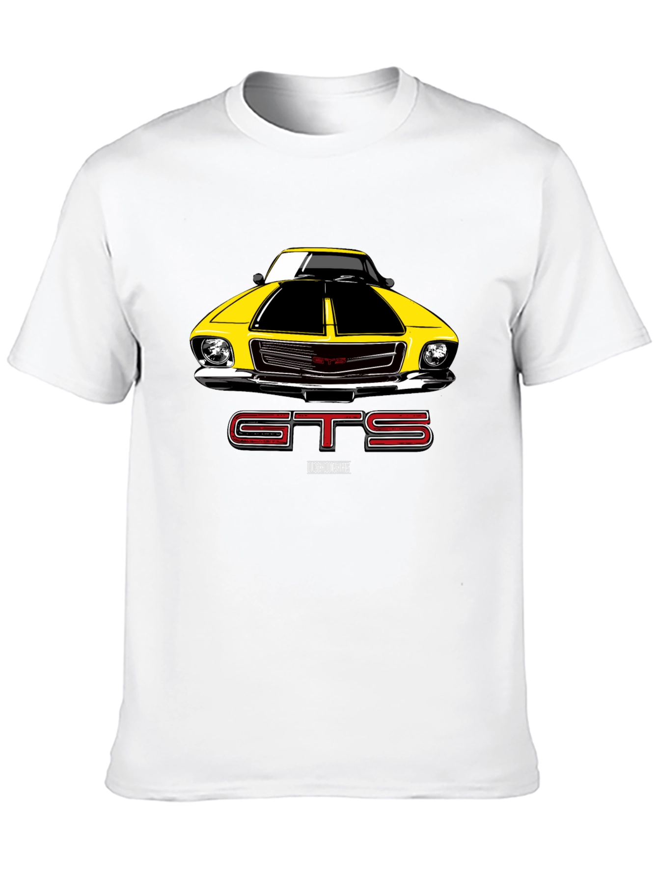 GTS Car Graphic Black T-Shirt