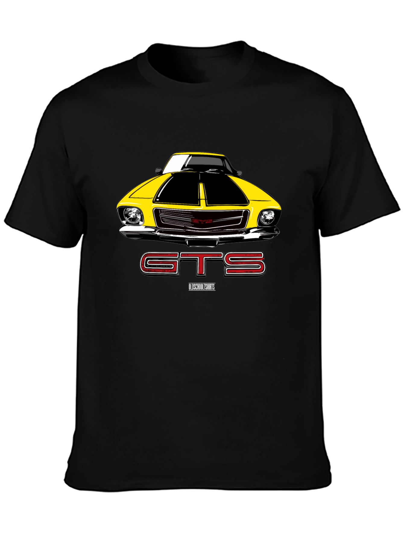 GTS Car Graphic Black T-Shirt