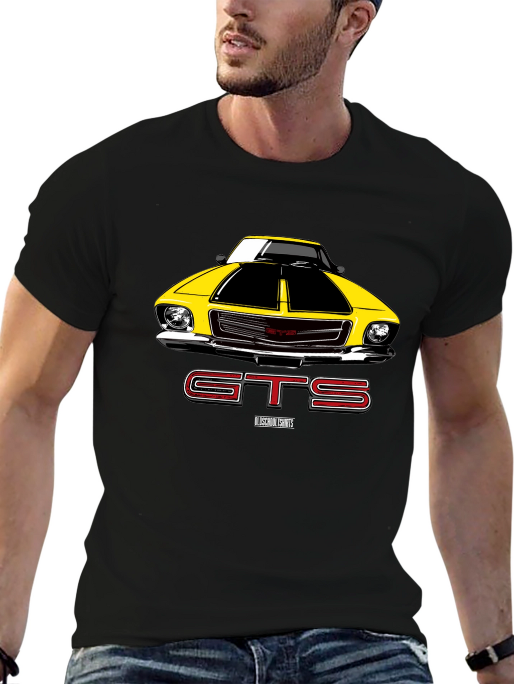 GTS Car Graphic Black T-Shirt