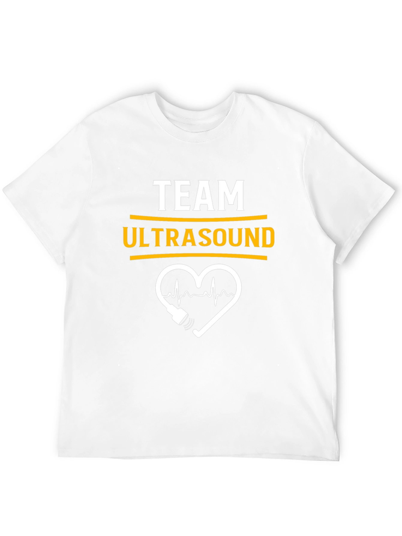 Team Ultrasound Heartbeat Graphic Tee - Black