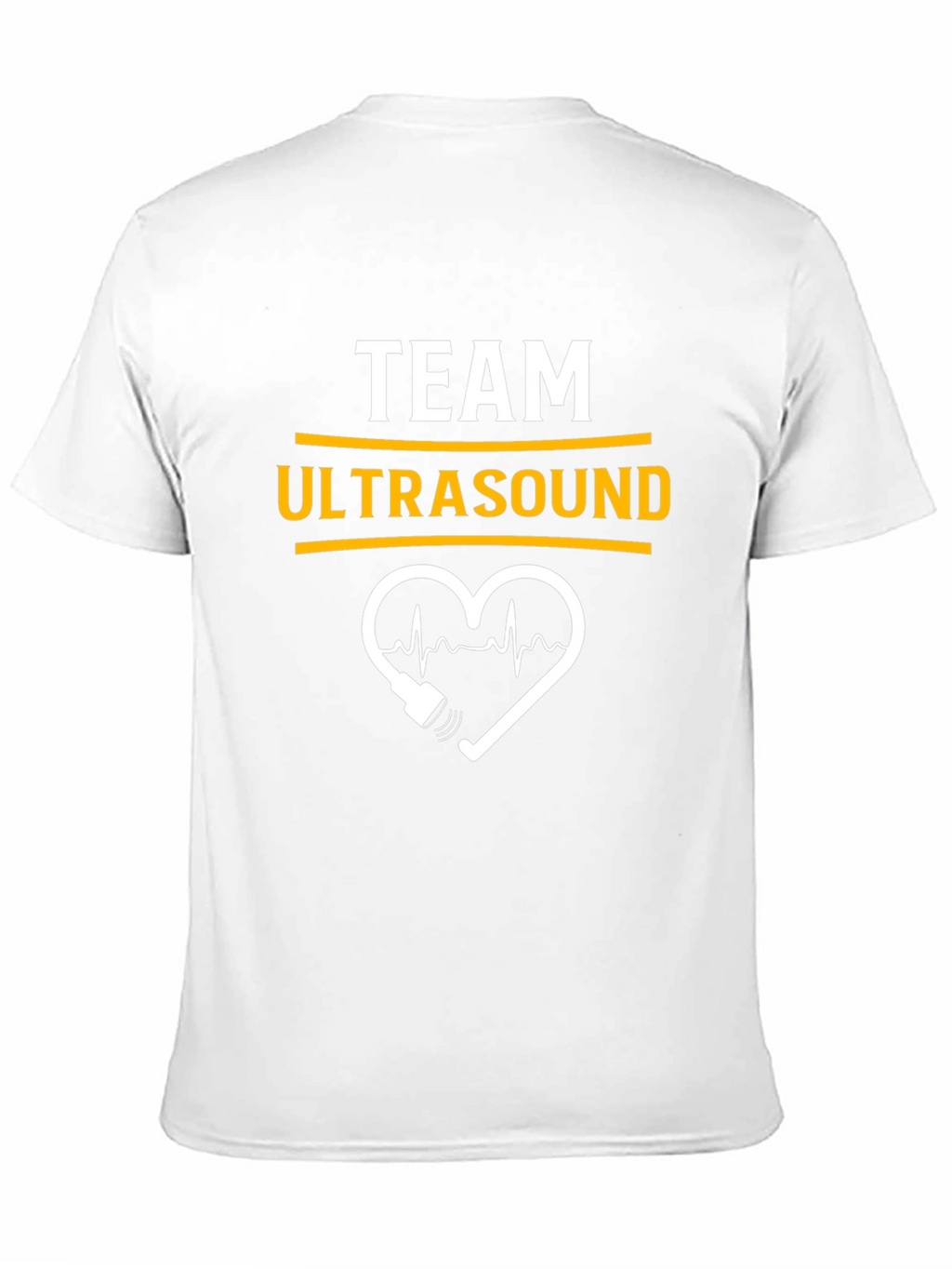Team Ultrasound Heartbeat Graphic Tee - Black