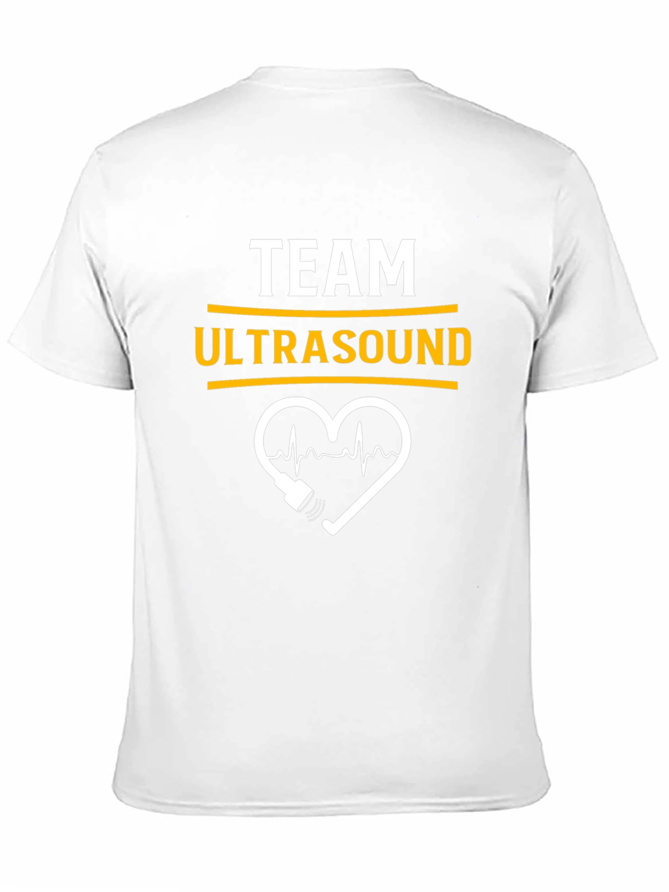 Team Ultrasound Heartbeat Graphic Tee - Black