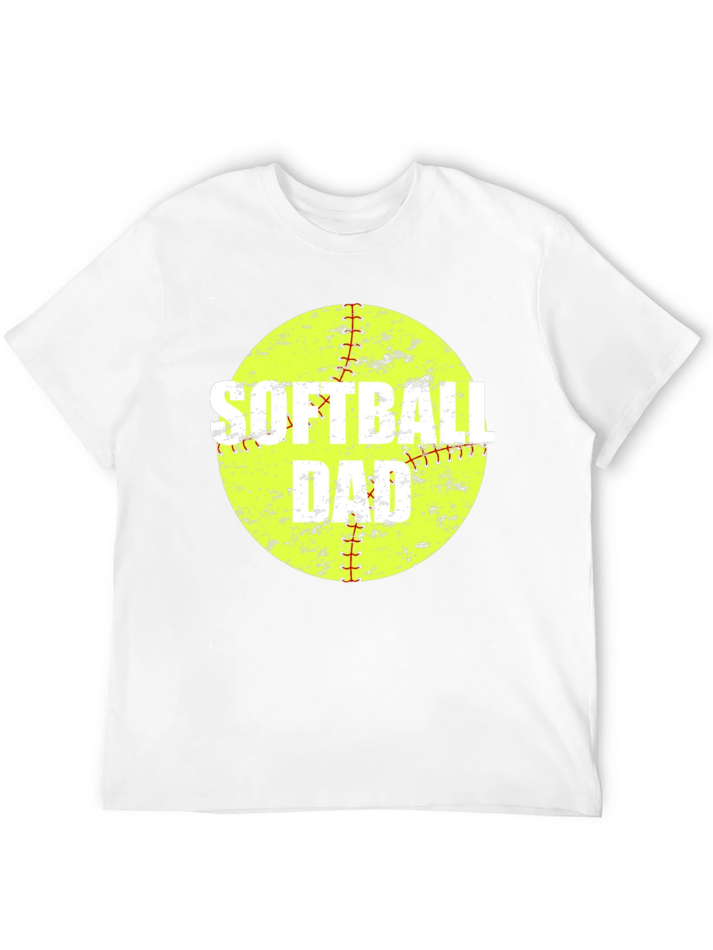Softball Dad Graphic T-Shirt - Black
