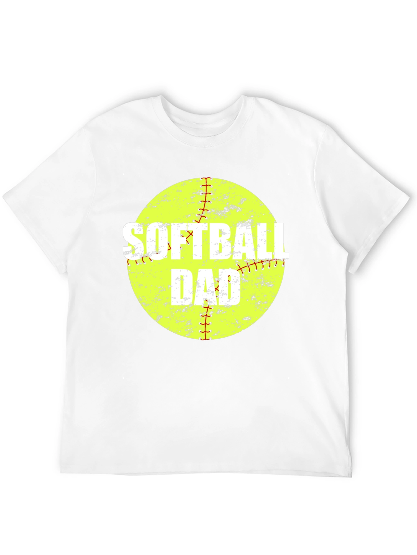 Softball Dad Graphic T-Shirt - Black