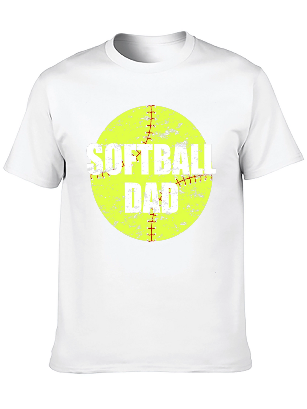Softball Dad Graphic T-Shirt - Black