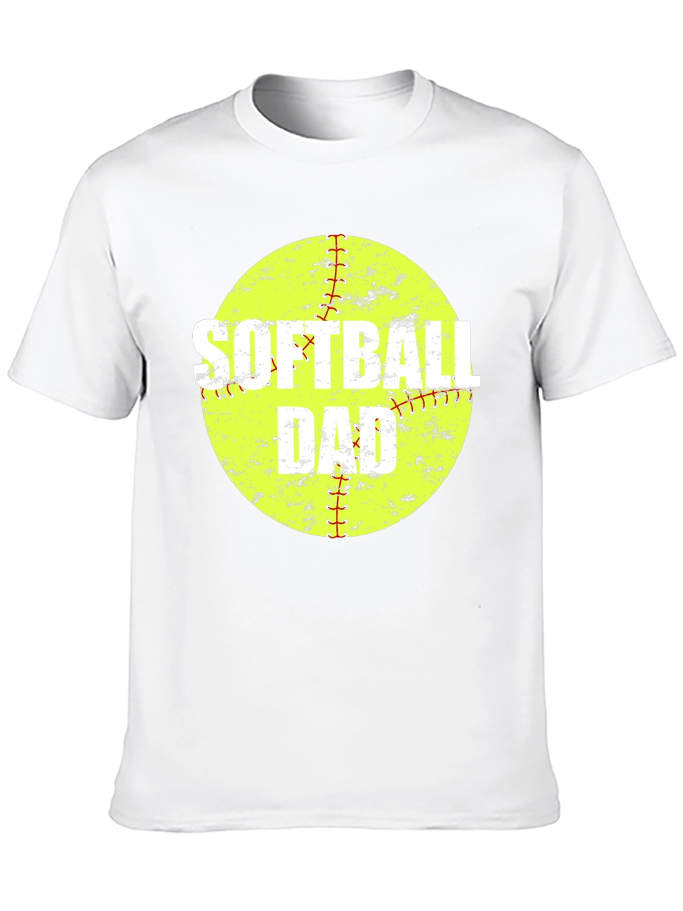 Softball Dad Graphic T-Shirt - Black