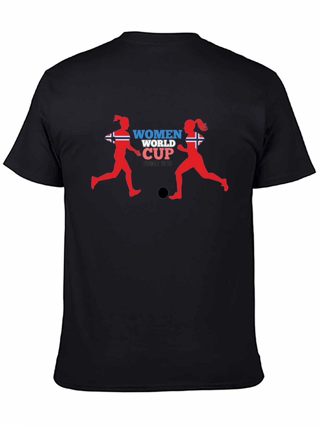Womens World Cup France 2019 Black T-Shirt