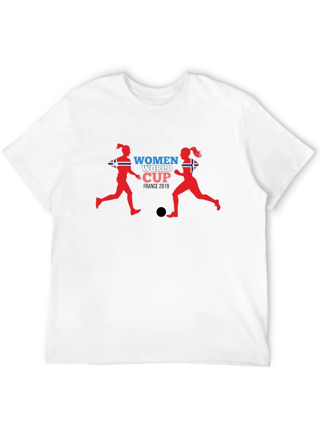 Womens World Cup France 2019 Black T-Shirt