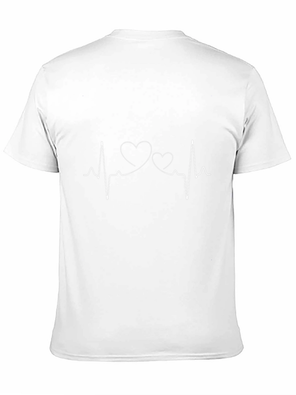 Heartbeat Love Line Art Graphic Tee