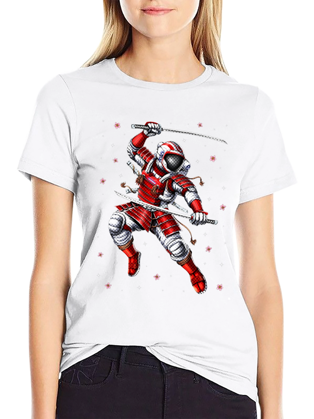 Astronaut Samurai Graphic Tee