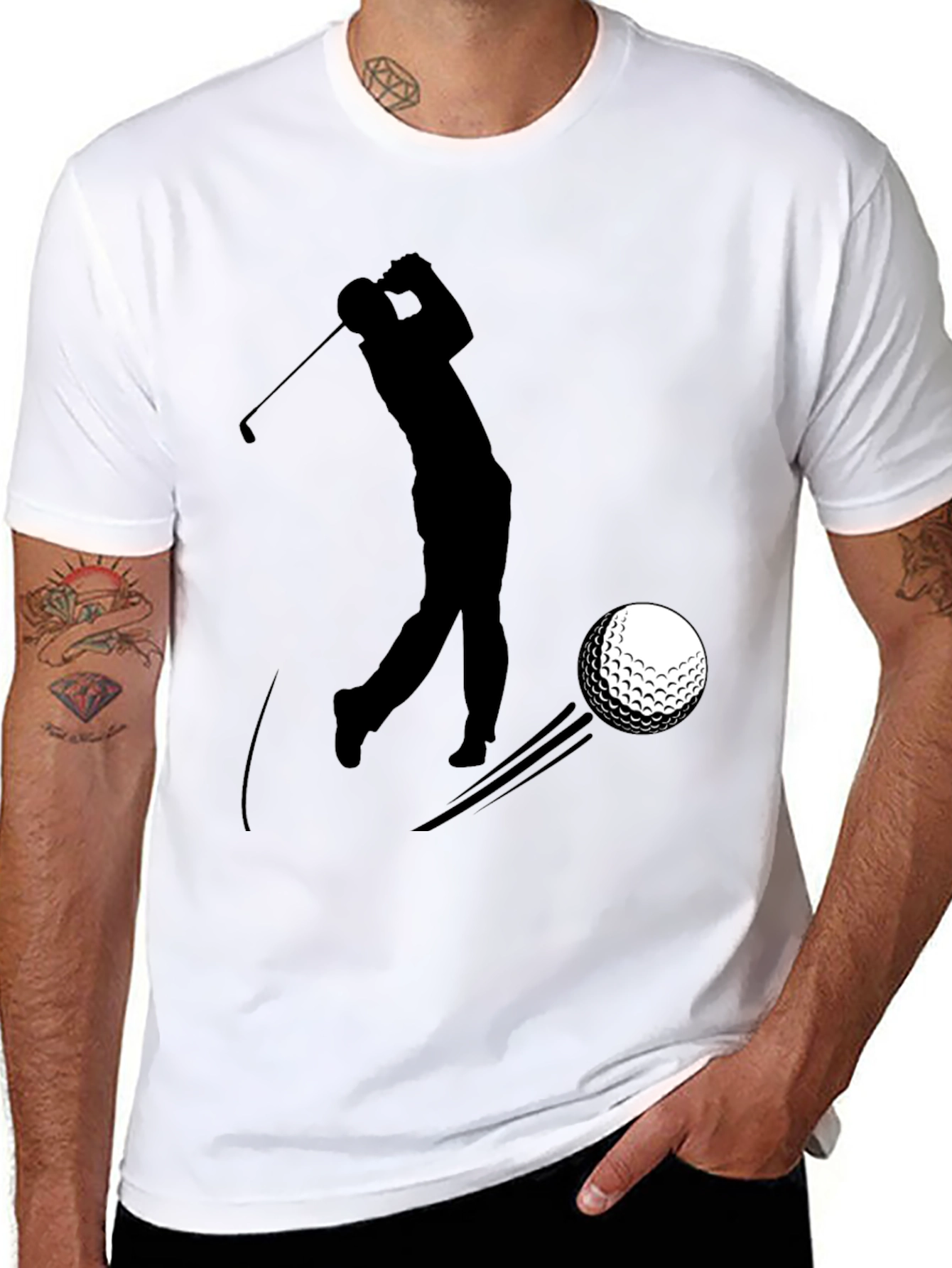 Golf Swing Silhouette T-Shirt