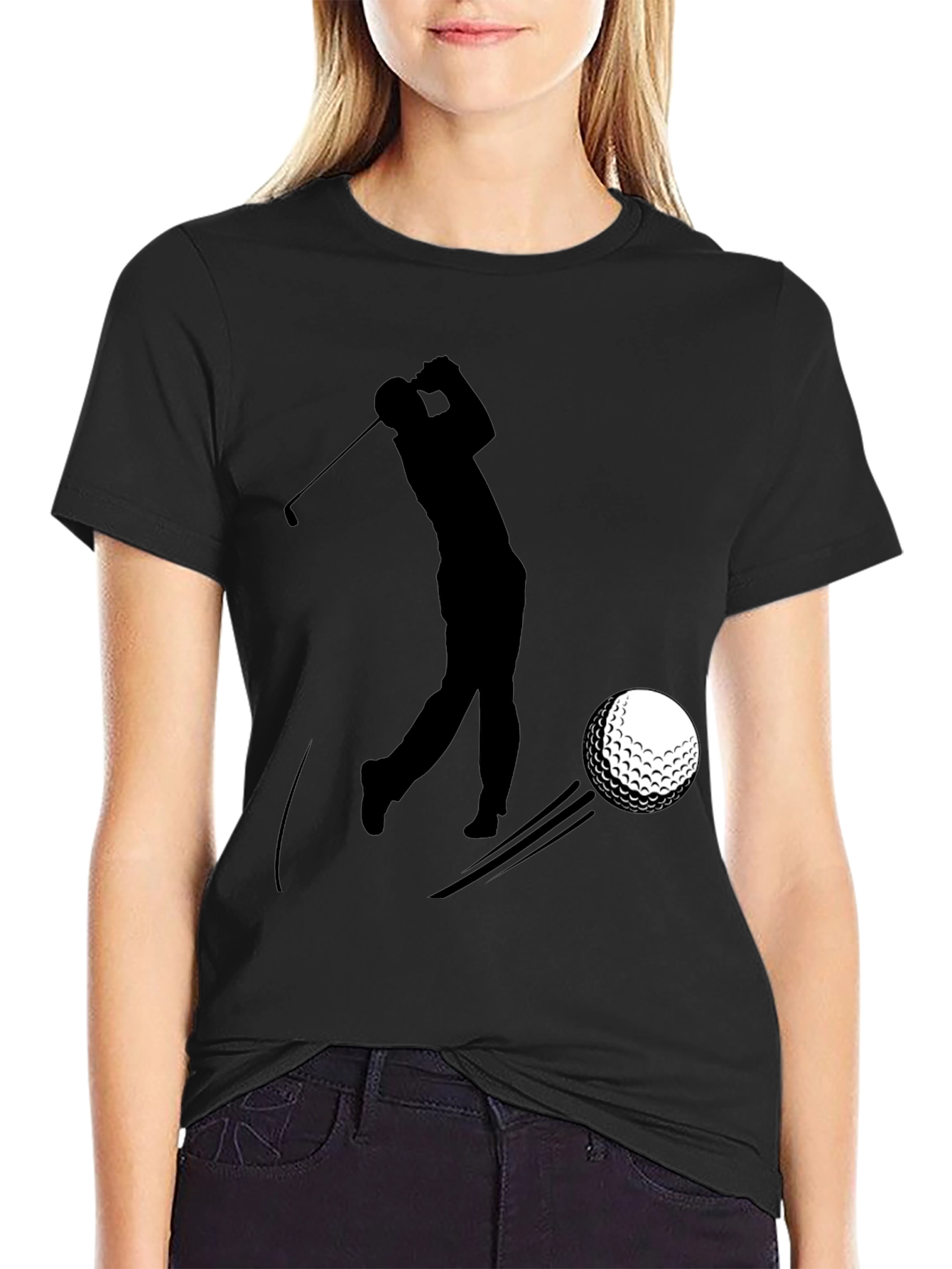Golf Swing Silhouette T-Shirt