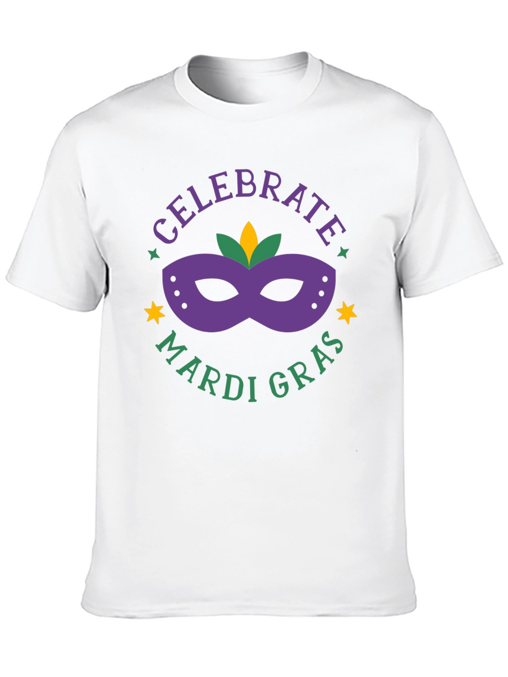 Celebrate Mardi Gras Graphic T-Shirt