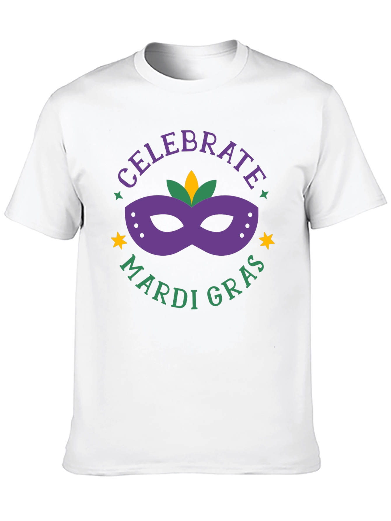 Celebrate Mardi Gras Graphic T-Shirt