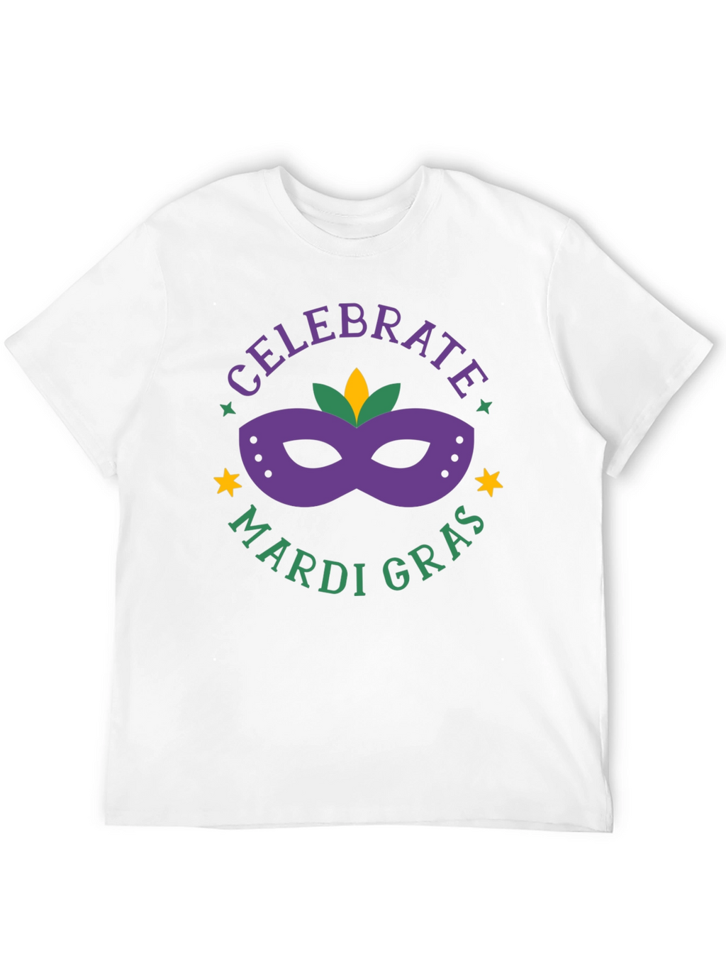 Celebrate Mardi Gras Graphic T-Shirt