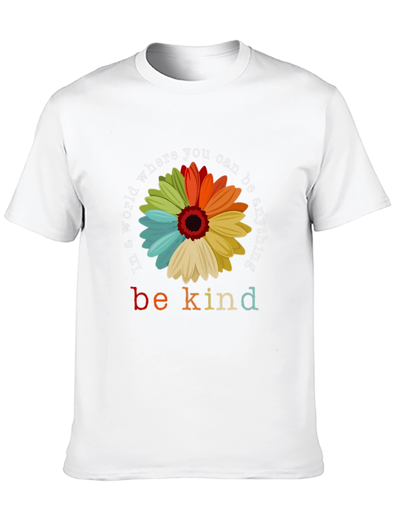 Be Kind T-Shirt - Floral Graphic Tee