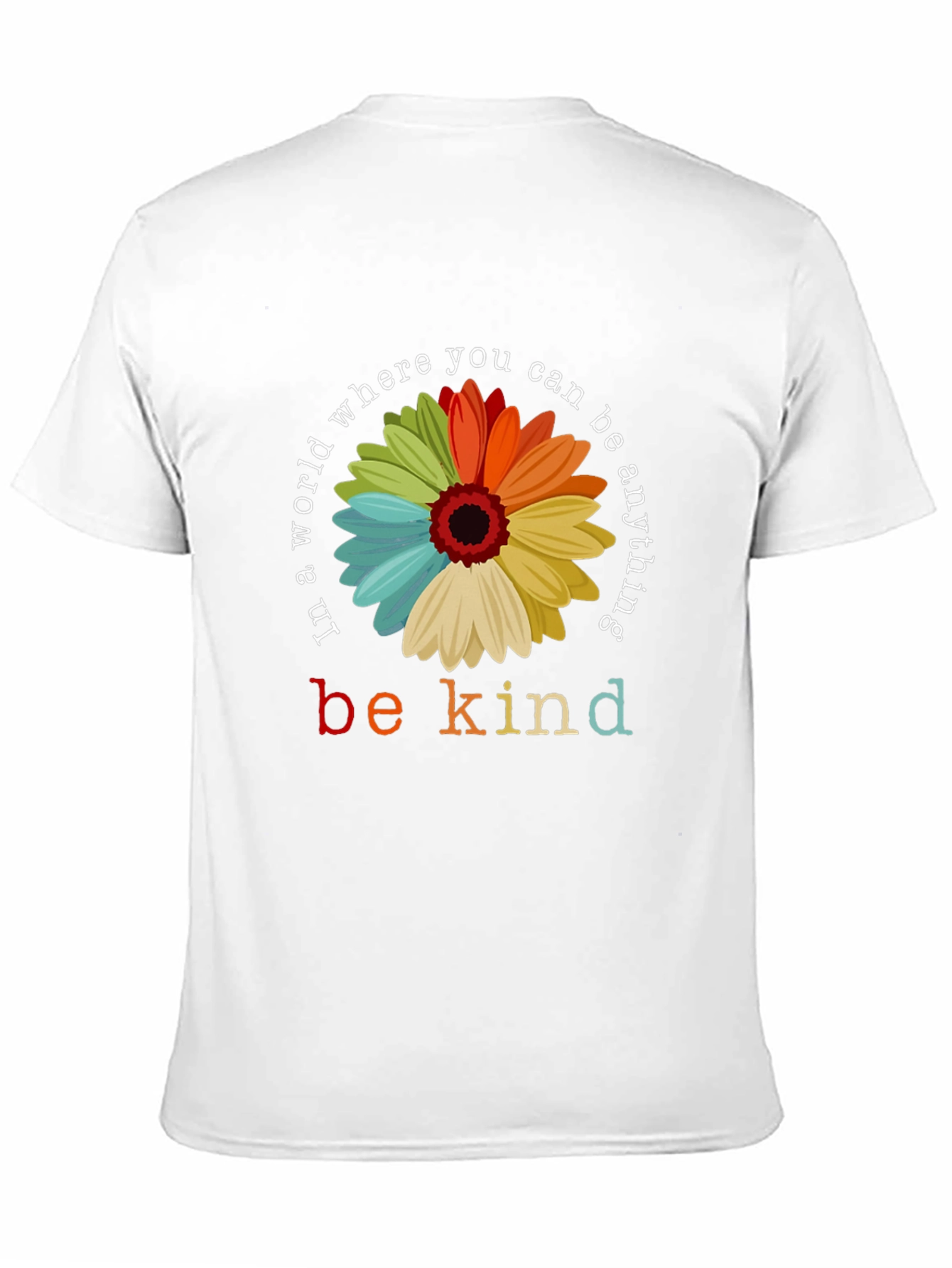 Be Kind T-Shirt - Floral Graphic Tee